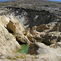 Footprint of artisanal mining on San Fernando Vein
