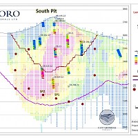 Map – Related to April 14, 2026 Press Release – Figure 2: South Pit Longitudinal Section